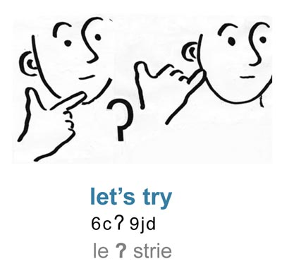 let's try
